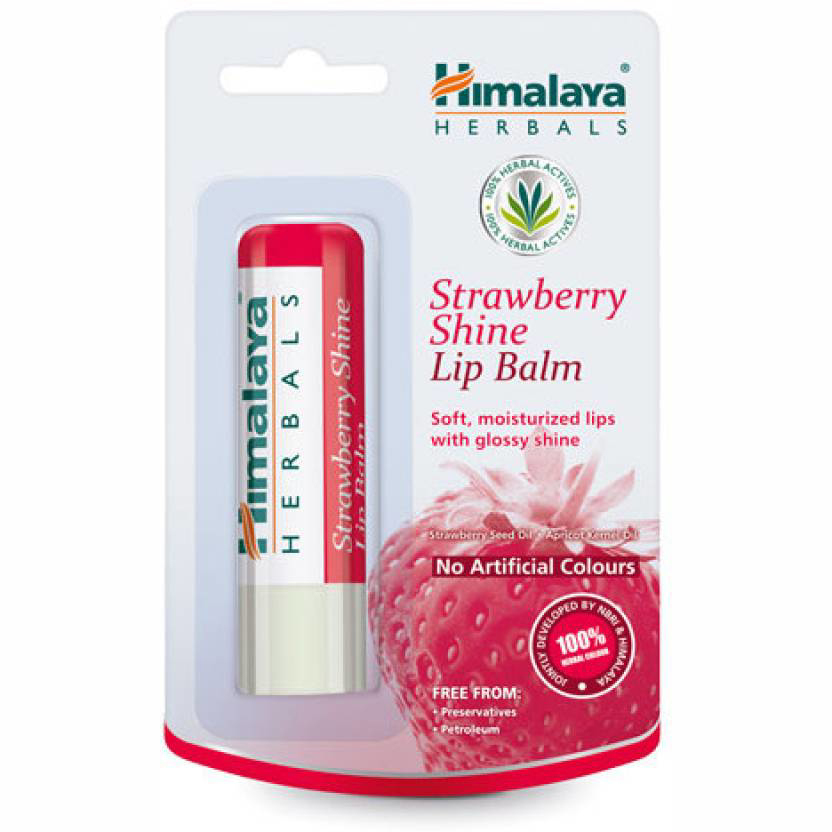 himalaya strawberry shine lip care
