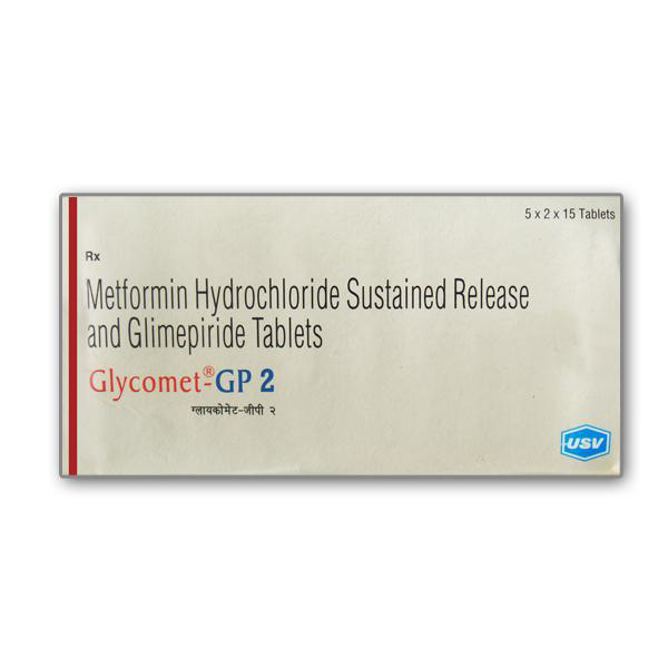 GLYCOMET GP 2mg Tablet 15s
