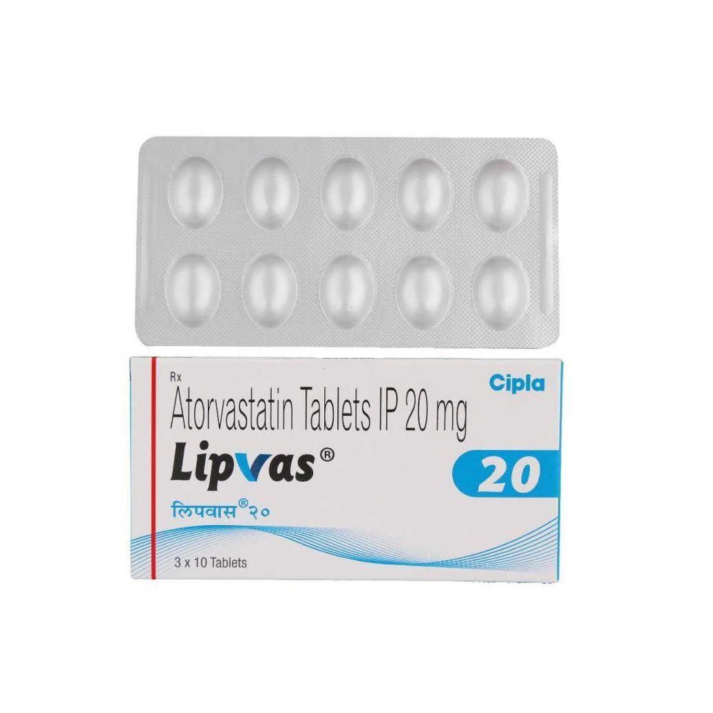 LIPVAS 20mg Tablet 10s