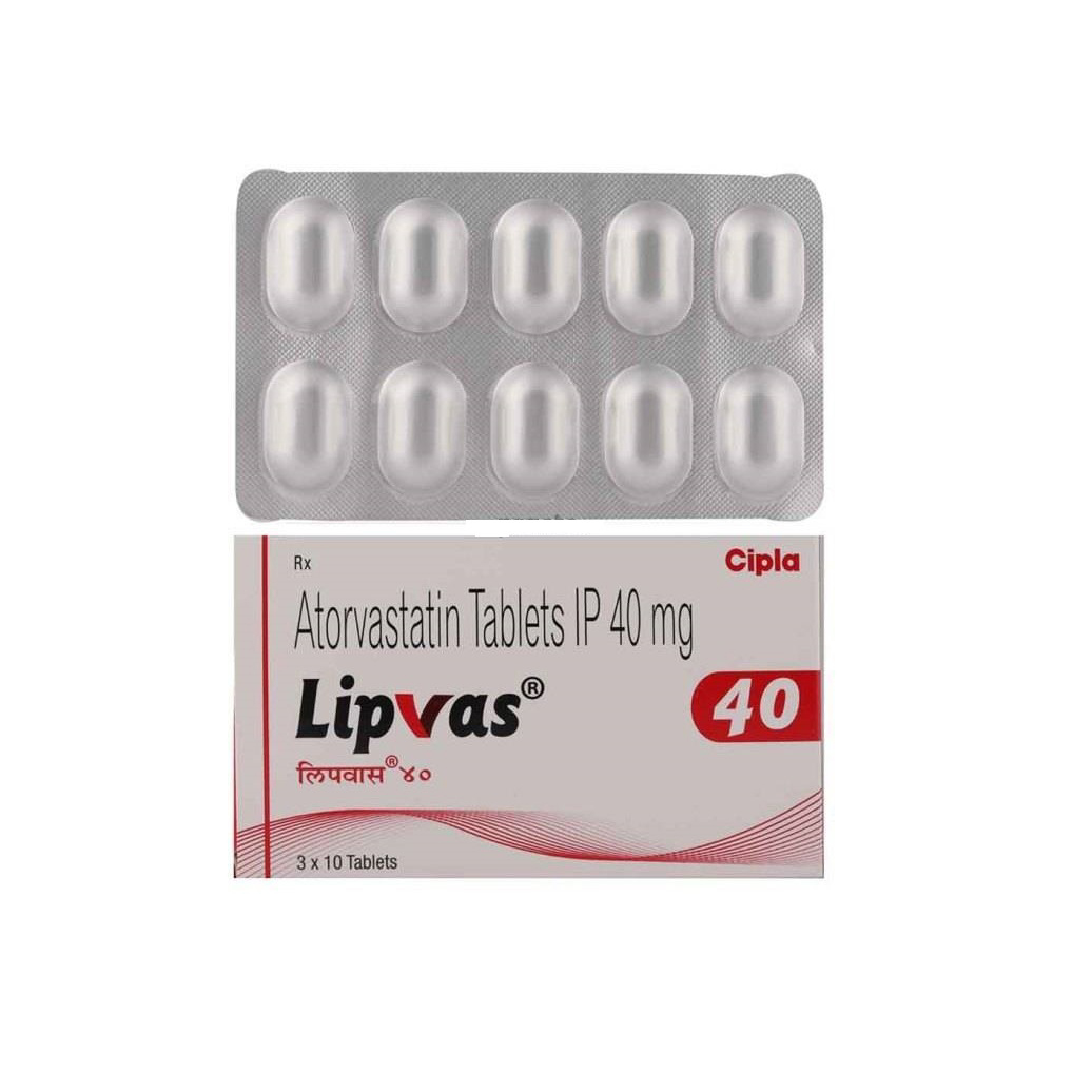 LIPVAS 40mg Tablet 10s