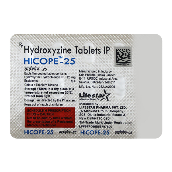 HICOPE 25mg Tablet 15s