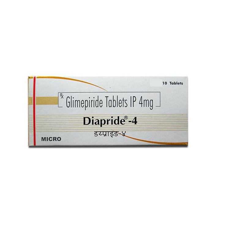 Diapride 4mg Tablet 10S