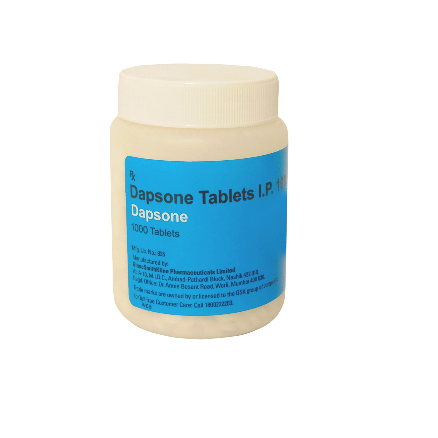 Dapsone 100mg Tablet 1000S