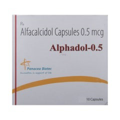 Alphadol 0.5Mcg Capsule 10S