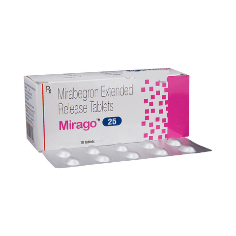 Mirago 25mg Tablet 10S