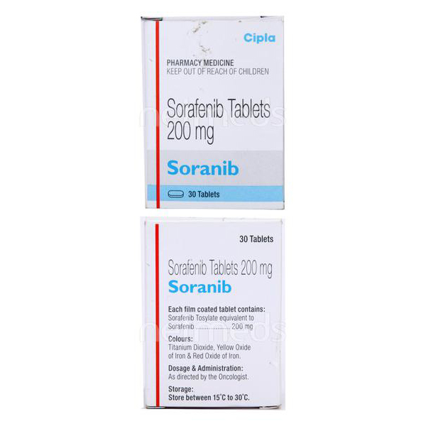 Soranib 200 mg Tablet 30S