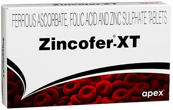 zincofer xt tablet